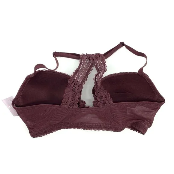 Auden Bra The Ace Demi Racerback Lightly Lined Front Closure Womens NWT - Picture 6 of 10